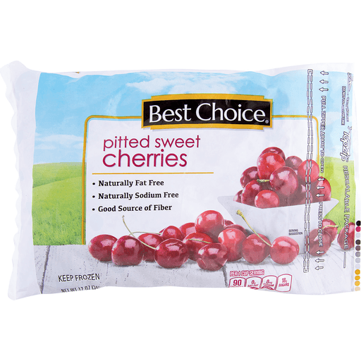 slide 1 of 1, Best Choice Pitted Sweet Frozen Cherries, 12 oz