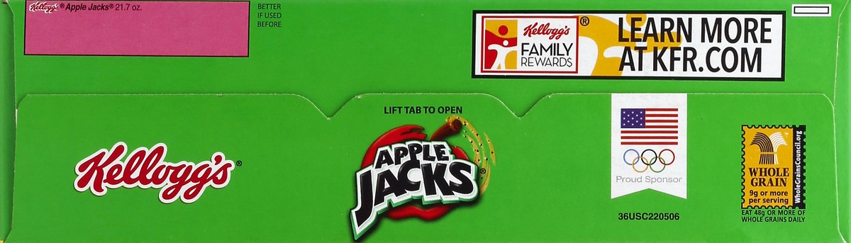 slide 4 of 8, Apple Jacks Cereal 21.7 oz, 21.7 oz