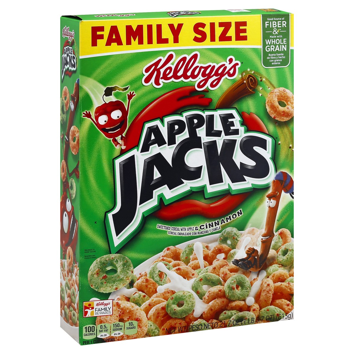 slide 5 of 8, Apple Jacks Cereal 21.7 oz, 21.7 oz