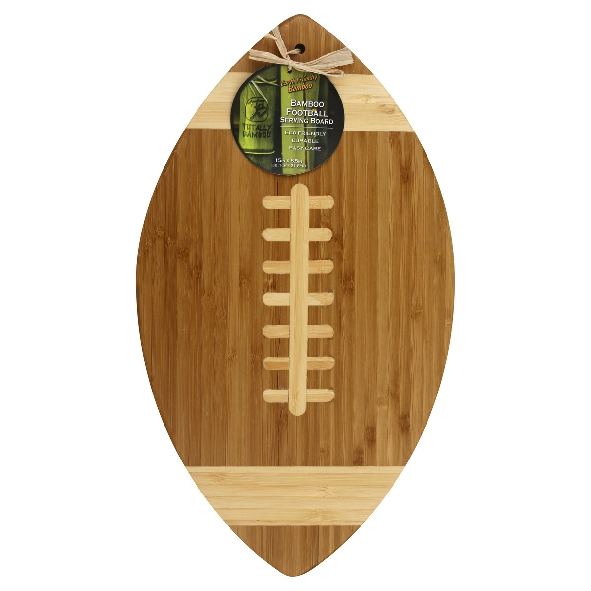 slide 1 of 2, Totally Bamboo Football Cuttng Board, 1 ct