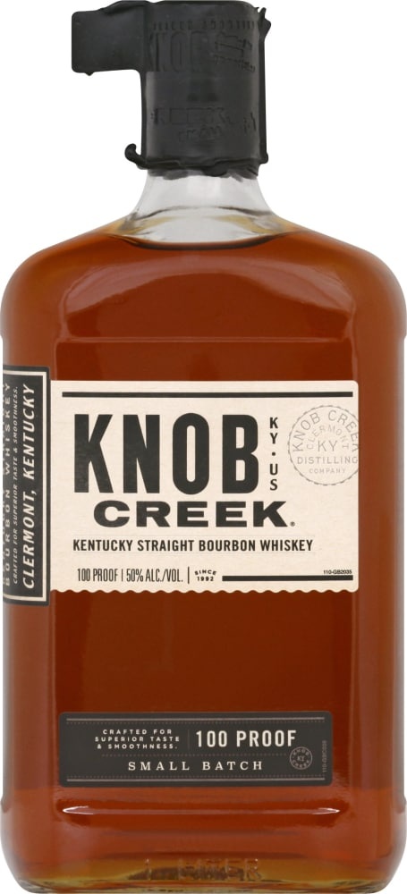 slide 1 of 1, Knob Creek Bourbon Whiskey, Kentucky Straight, 1 liter