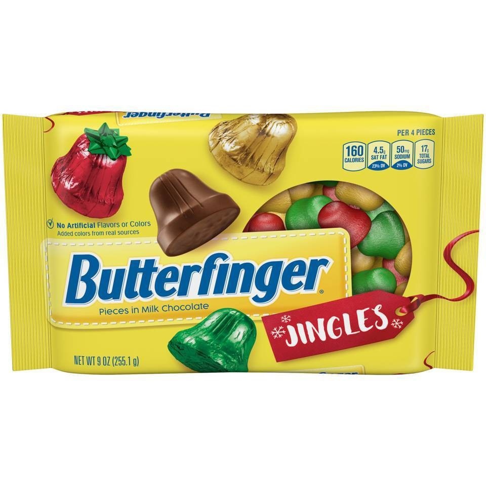 slide 1 of 1, Butterfinger Jingles Christmas, 9 oz