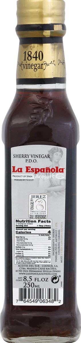 slide 9 of 10, La Española Vinegar 8.5 oz, 8.5 oz