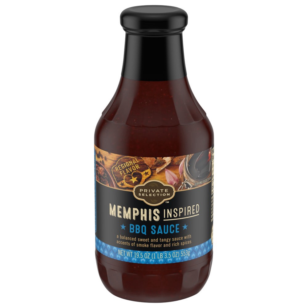 slide 2 of 2, Private Selection Memphis Inspired Bbq Sauce, 19.5 oz