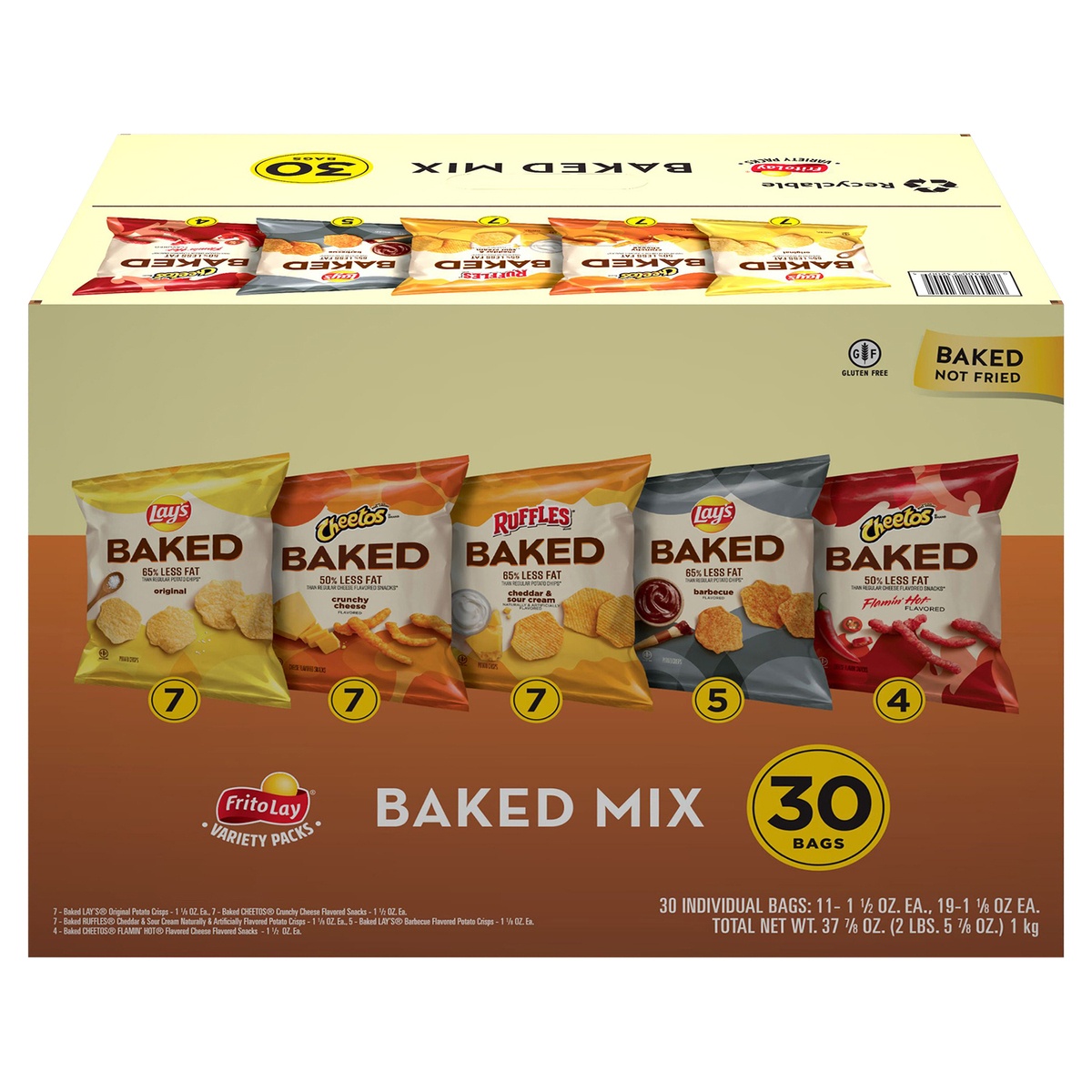 Frito-Lay Frito Lay Baked Mix Variety 37 7/8 Oz 30 Count 30 ct | Shipt