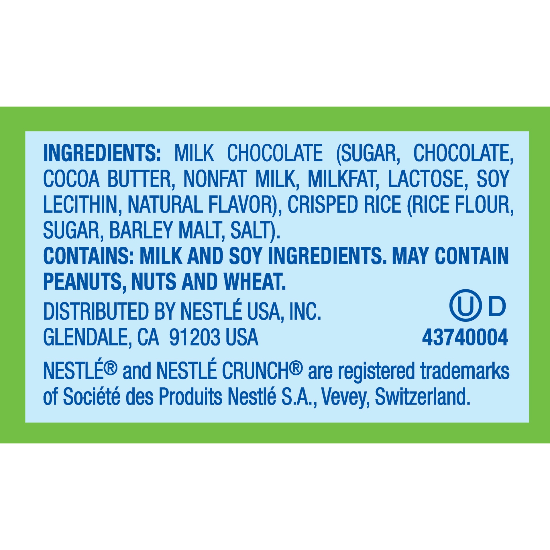 slide 5 of 8, Nestlé CRUNCH Milk Chocolate Bunny, 4.5 oz