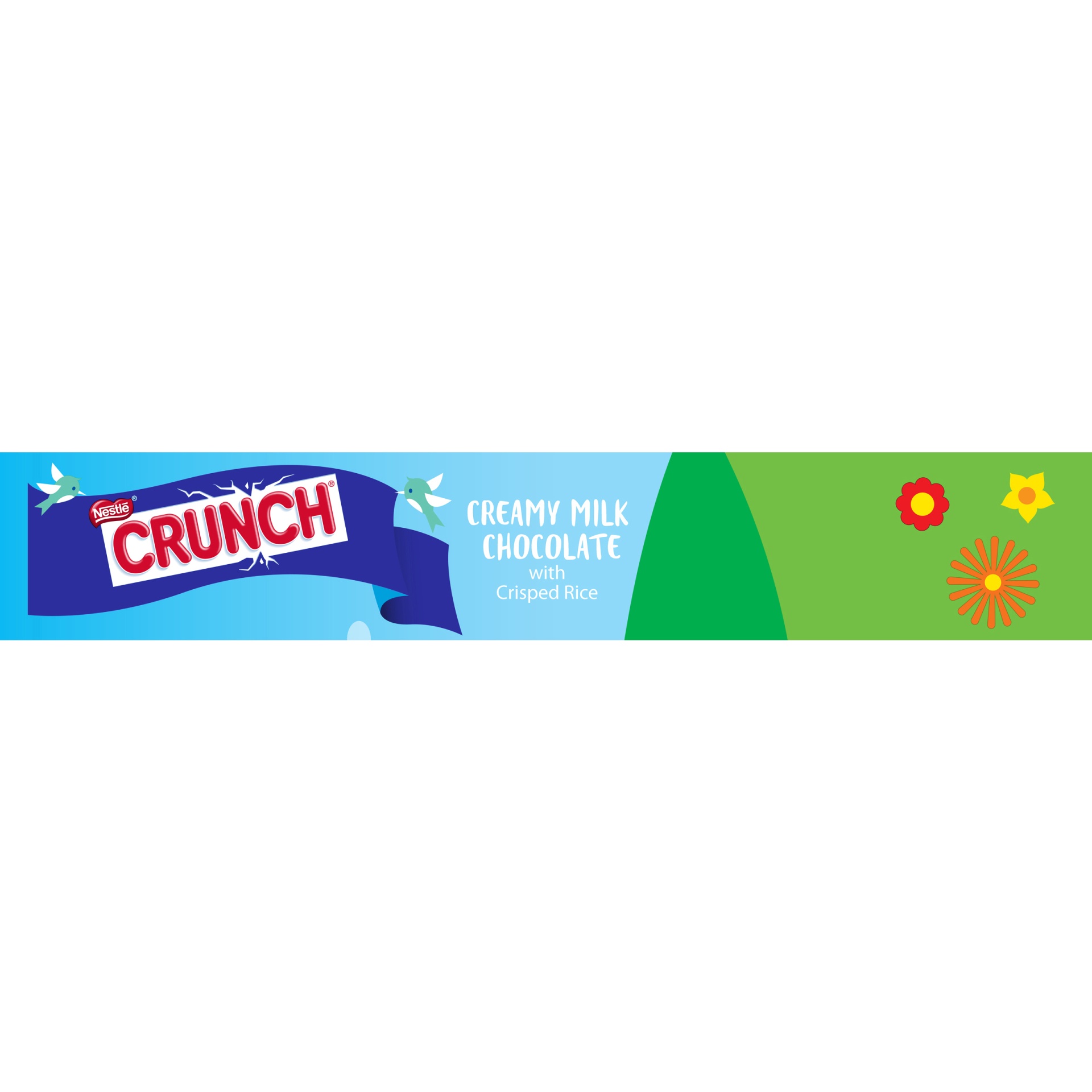 slide 8 of 8, Nestlé CRUNCH Milk Chocolate Bunny, 4.5 oz