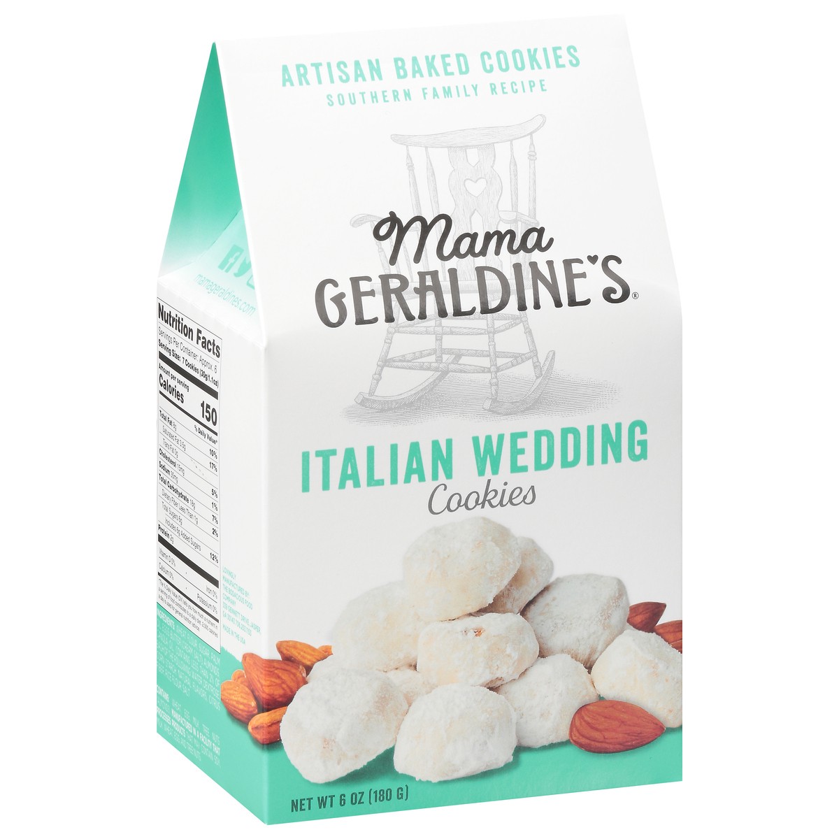 slide 5 of 9, Mama Geraldine's Italian Wedding Cookies 6 oz, 6 oz