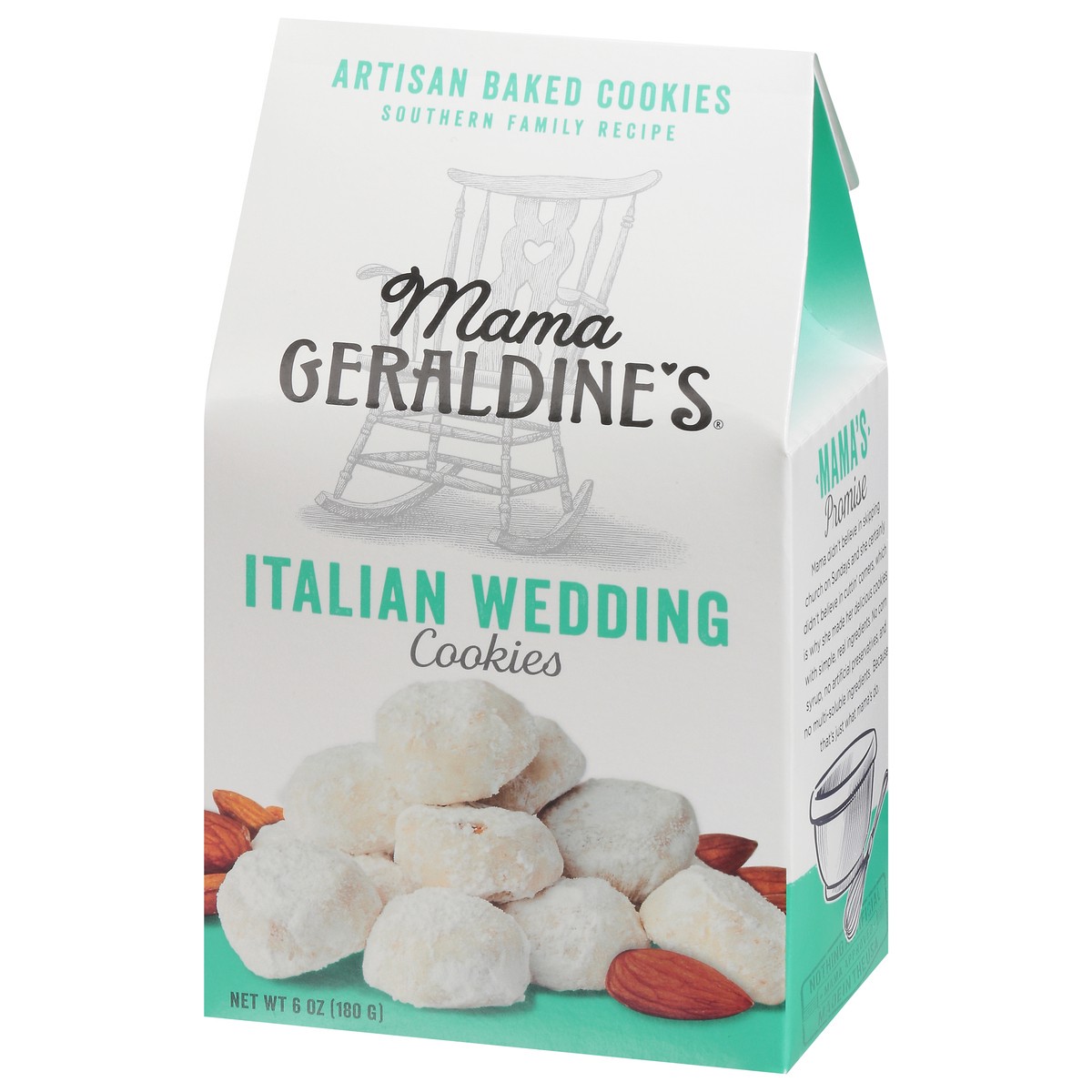 slide 6 of 9, Mama Geraldine's Italian Wedding Cookies 6 oz, 6 oz