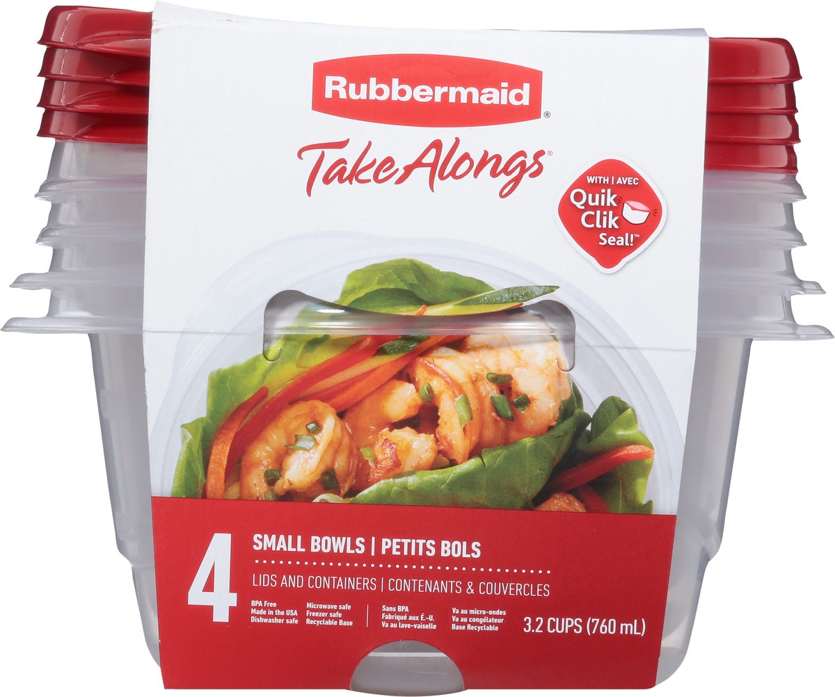 slide 2 of 9, Rubbermaid Round 3.2 Cup Container, 4 ct