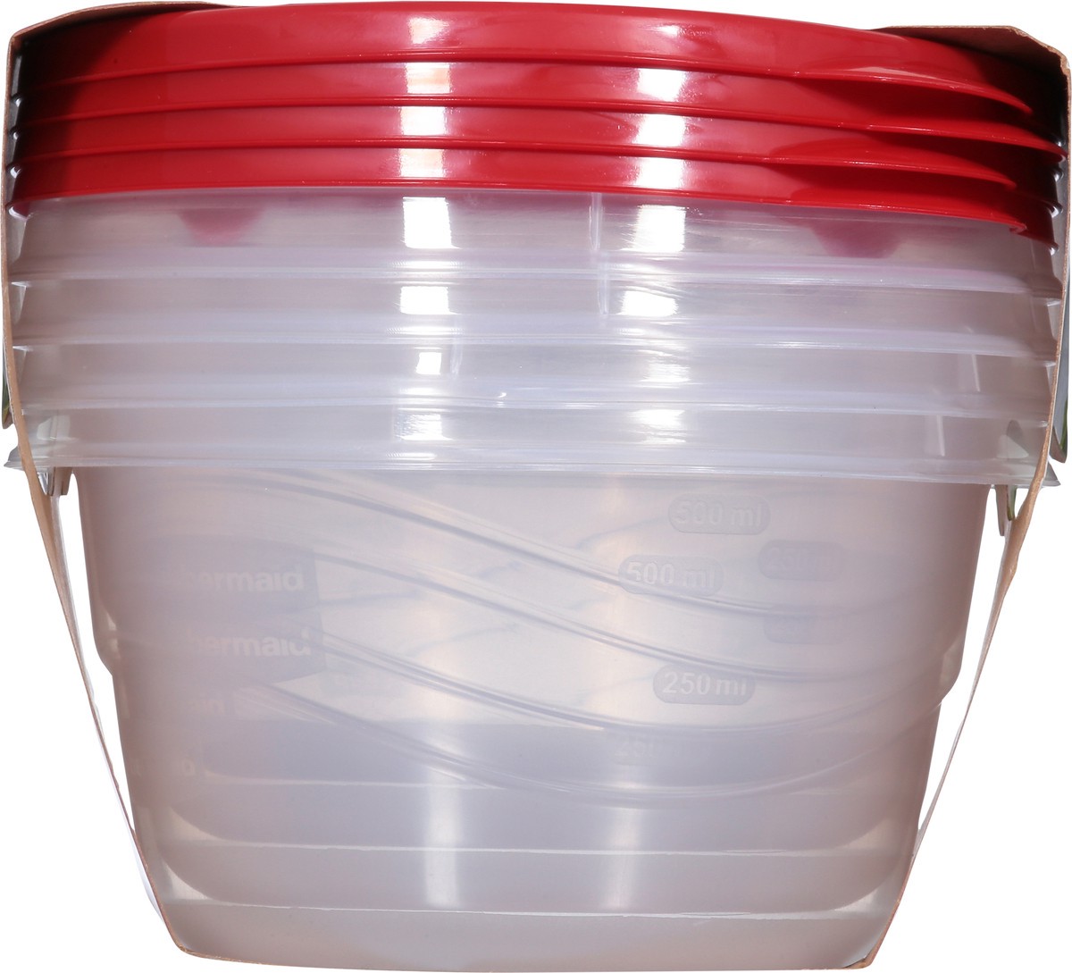 slide 7 of 9, Rubbermaid Round 3.2 Cup Container, 4 ct