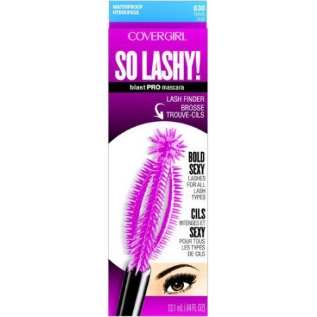 slide 1 of 1, Covergirl So Lashy Waterproof Mascara 830 Black, 44 fl oz