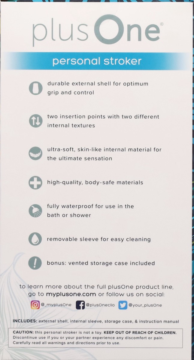 slide 9 of 13, plusOne Personal Stroker 1 ea, 1 ct