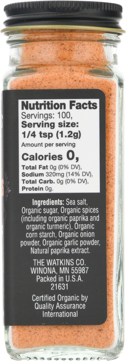slide 7 of 12, Watkins Organic Seasonings with Salt 4.2 oz, 4.2 oz