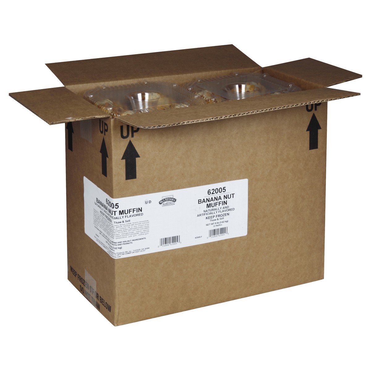 slide 3 of 4, MultiFoods Muffins 32 ea, 16 oz