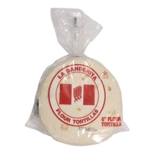 slide 1 of 1, La Banderita 6" Flour Tortilla, 24 ct