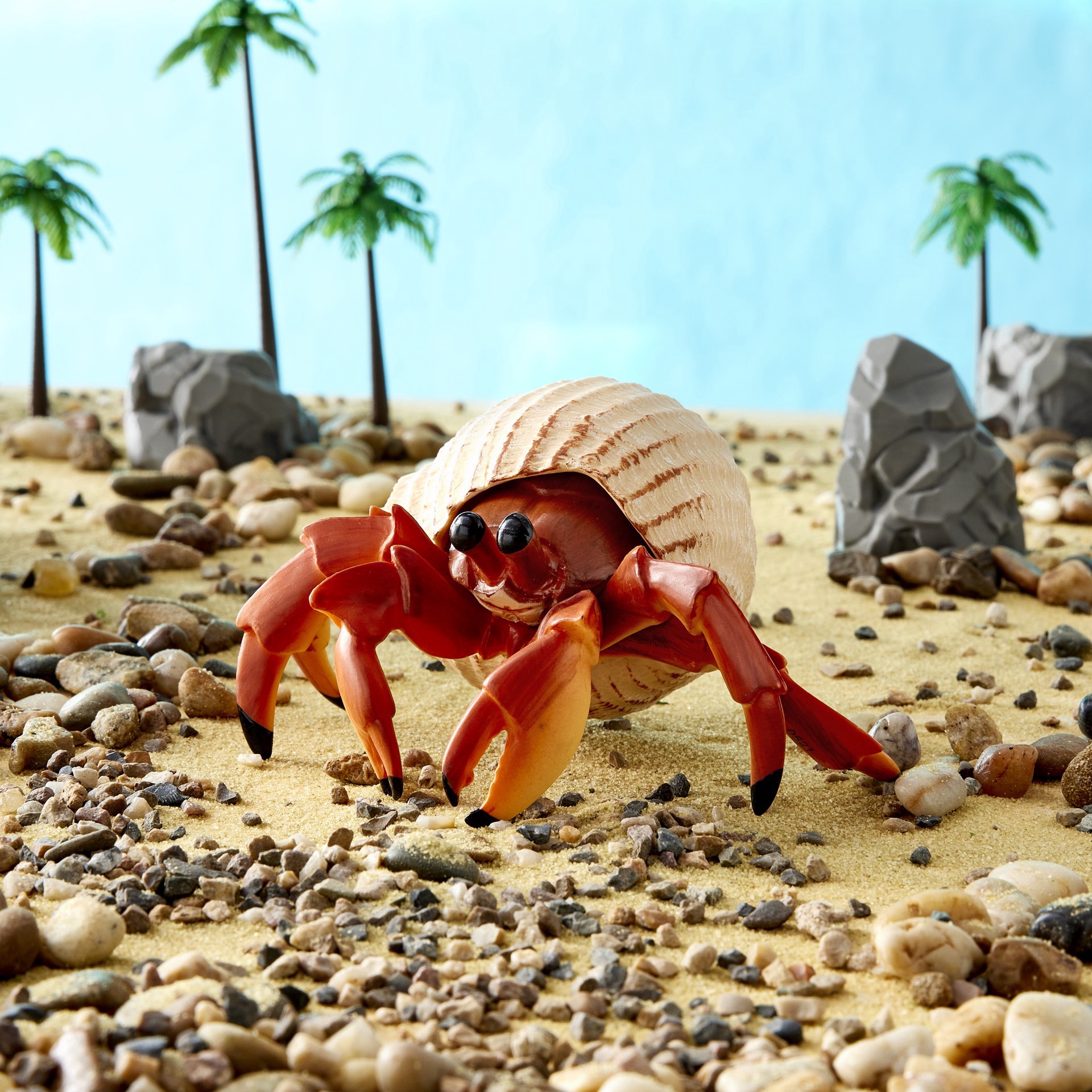 slide 2 of 2, Safari Ltd. Safari Ltd Hermit Crab, 4.5 in x 2.5 in