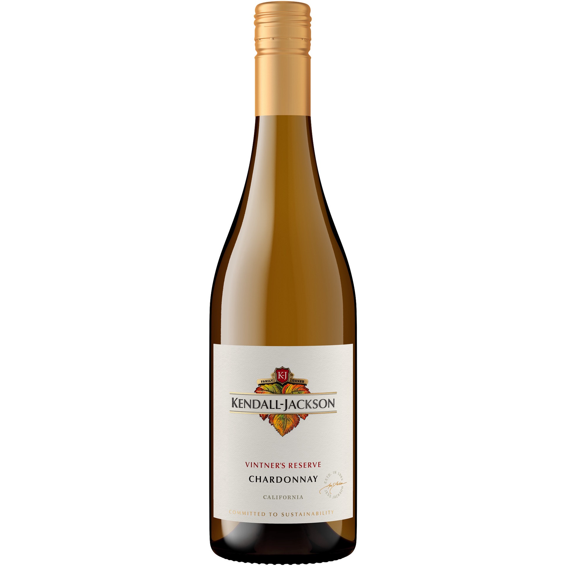 slide 1 of 5, Kendall-Jackson Vintner's Reserve California Chardonnay White Wine, 750 ml, 750 ml