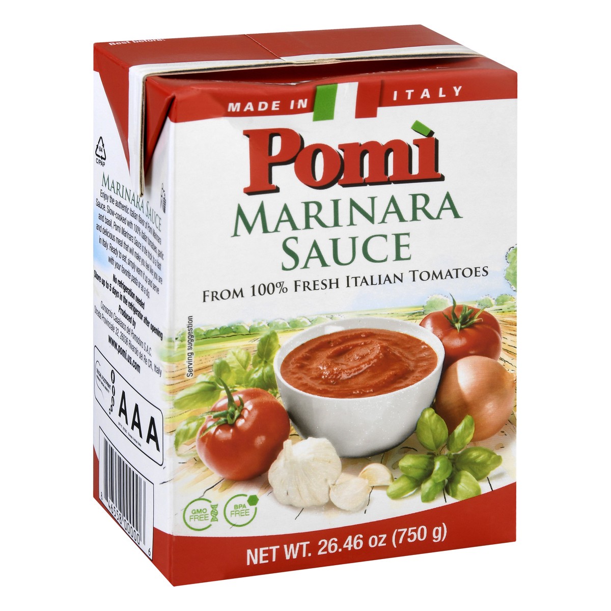 slide 4 of 10, Pomi Marinara Sauce 26.46 oz, 26.46 oz