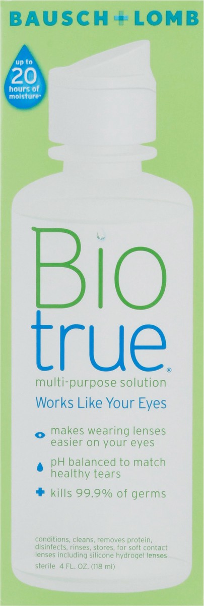 slide 3 of 9, Biotrue Multi-Purpose Solution 4 fl oz, 4 fl oz