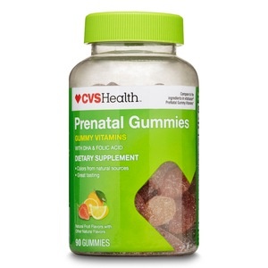 slide 1 of 1, CVS Health Prenatal Gummy Vitamins With DHA & Folic Acid Gummies, 90 ct