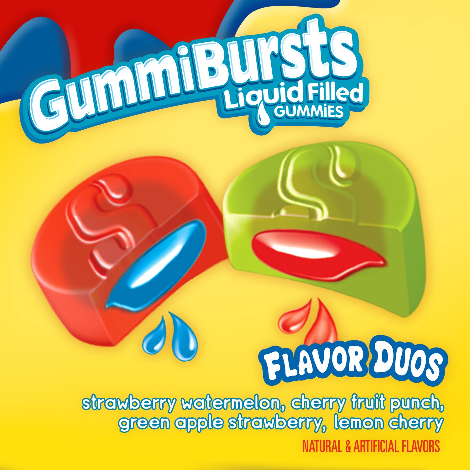 slide 6 of 8, Starburst Flavor Duos GummiBurst Candy Bag, 6 ounce, 6 oz