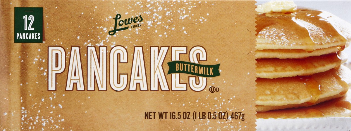 slide 6 of 6, Lowes Foods Pancakes Buttermilk, 16.5 oz