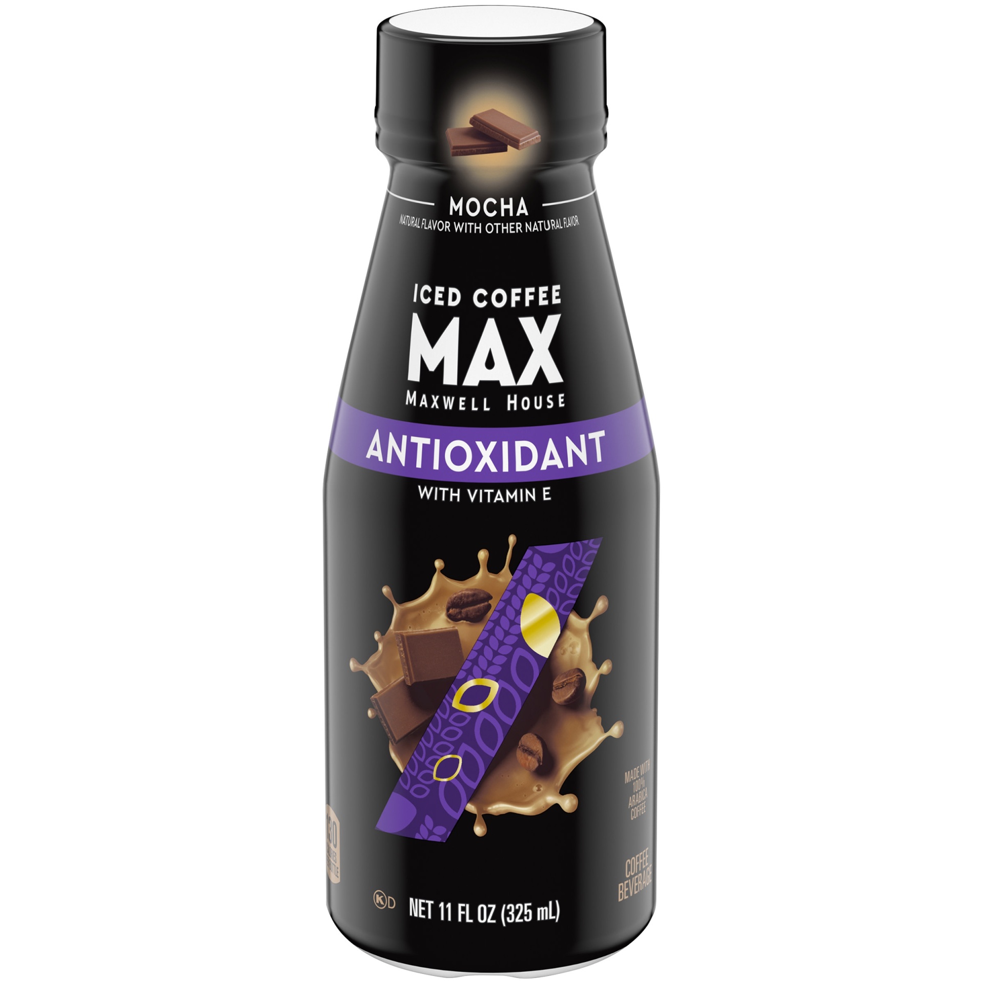 slide 1 of 6, Maxwell House Max Antioxidant Mocha Iced Coffee Beverage with Vitamin E Bottle, 11 oz