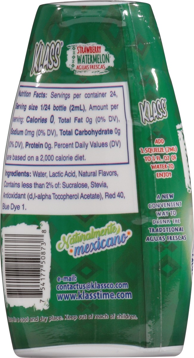 slide 7 of 9, Klass Sugar Free Strawberry Watermelon Aguas Frescas - 1.62 fl oz, 1.62 fl oz