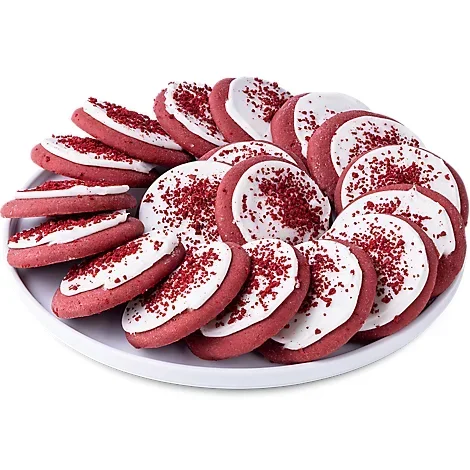 slide 1 of 1, Bakery Red Velvet Cookies 18 Count - Each, 18 ct