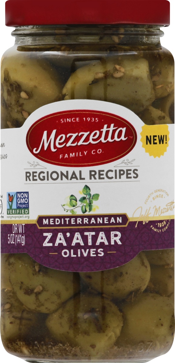 slide 9 of 11, Mezzettaetta Mediterranean Za'atar Olives, 5 oz