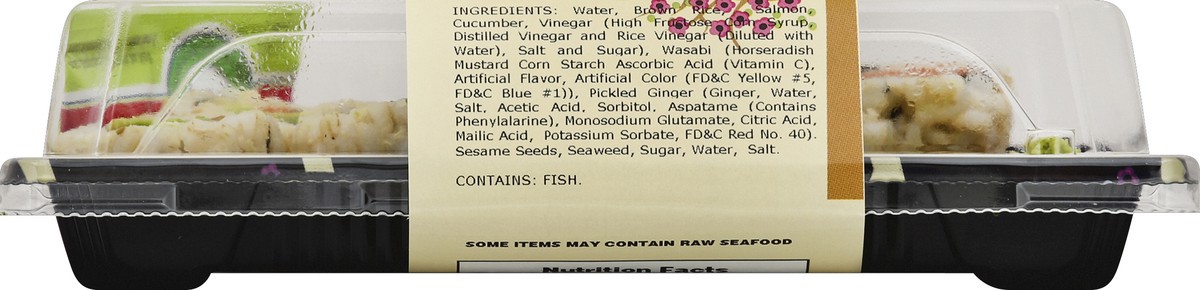 slide 4 of 5, ACE Sushi Salmon Roll/Sushi, 7.1 oz