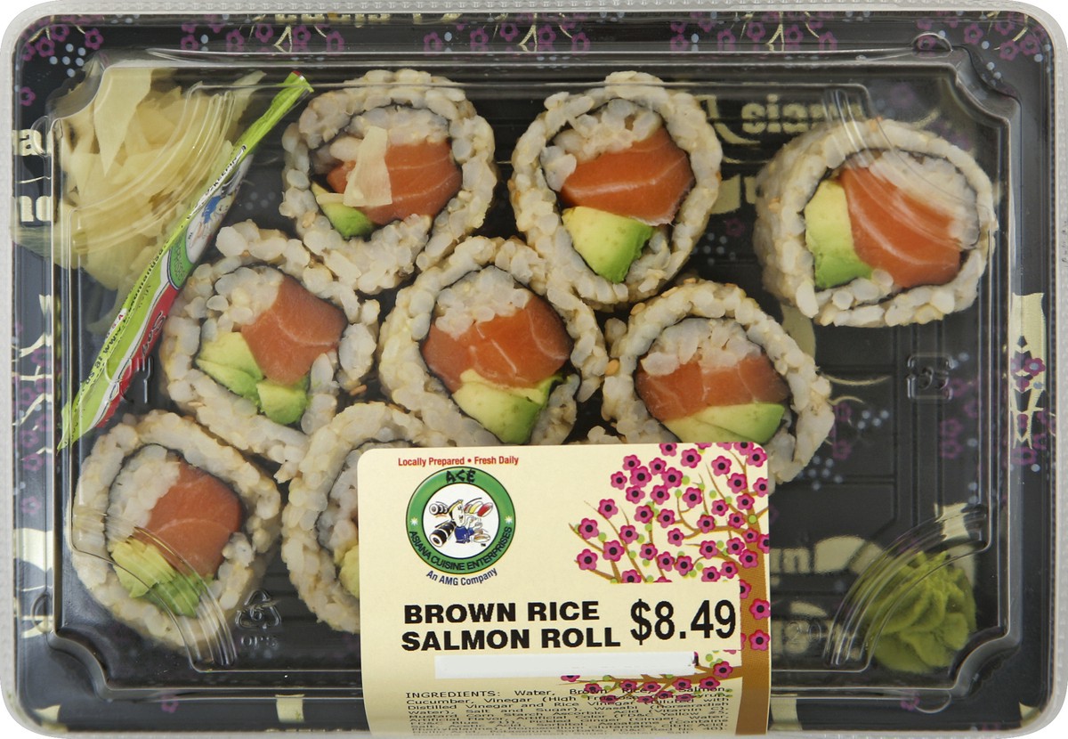 slide 2 of 5, ACE Sushi Salmon Roll/Sushi, 7.1 oz