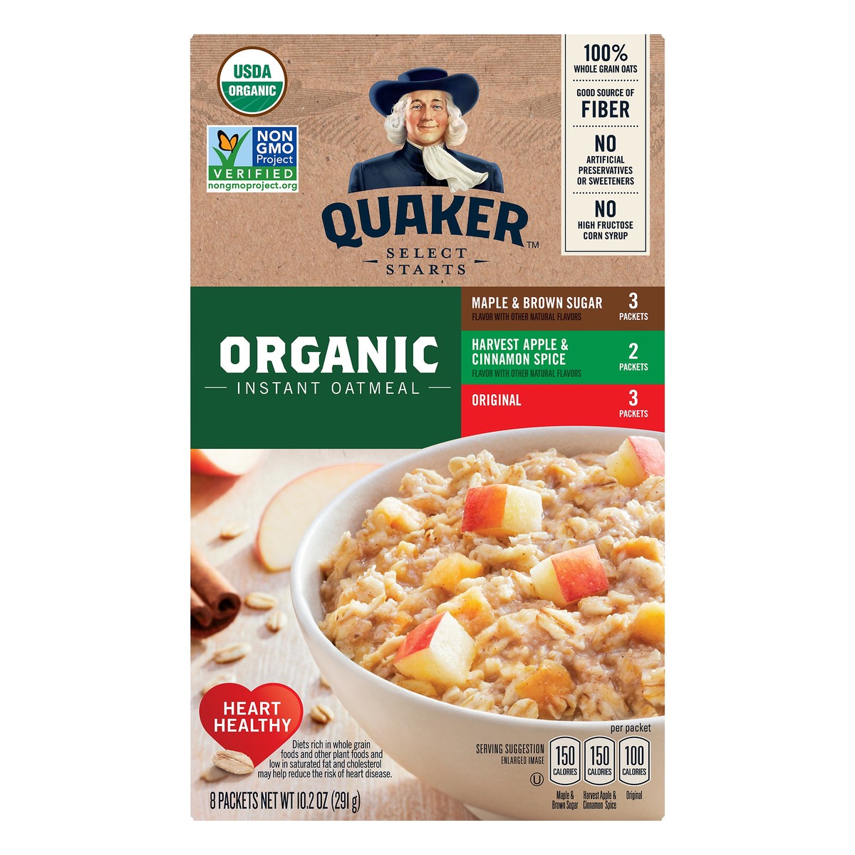 slide 1 of 7, Quaker Oatmeal, 10 oz