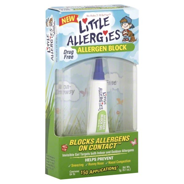 slide 1 of 1, Little Allergies Allergen Block Non-Drowsy Gel, 0.1 oz