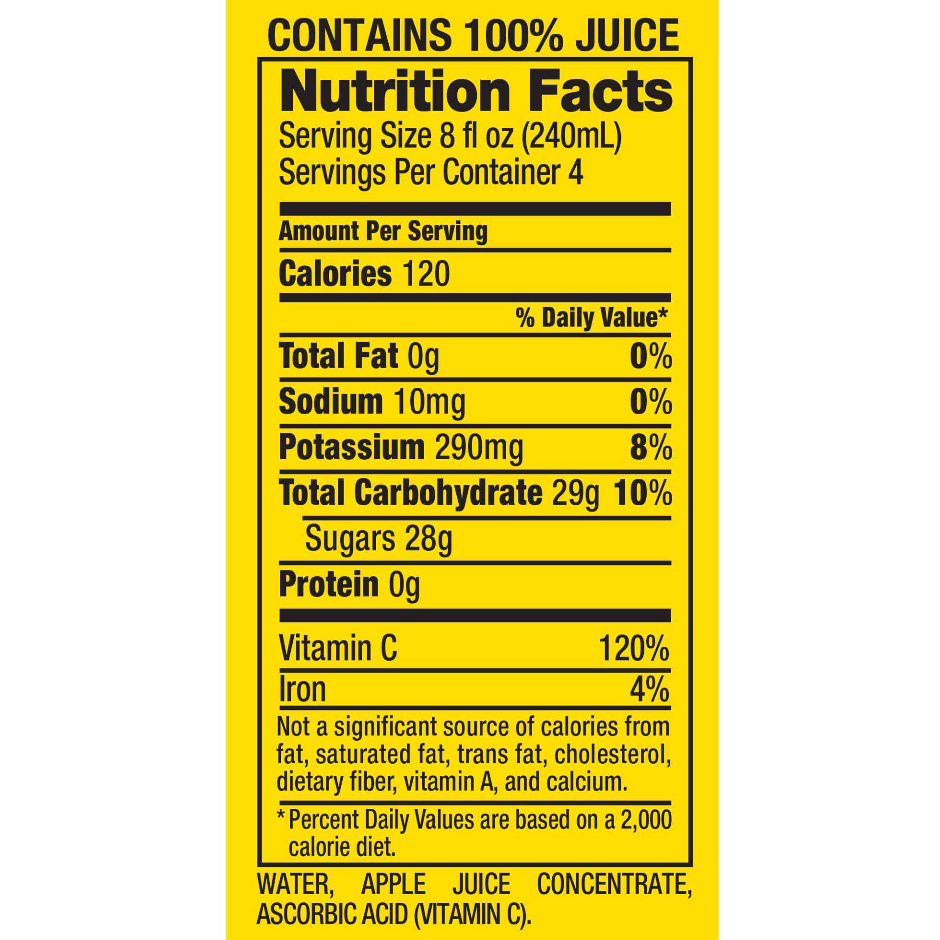 slide 3 of 10, Mott's 100% Original Apple Juice- 32 fl oz, 32 fl oz