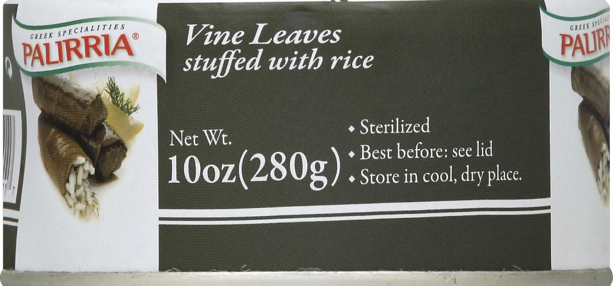 slide 2 of 2, PALIRRIA Vine Leaves Stuffed with Rice, 10 oz