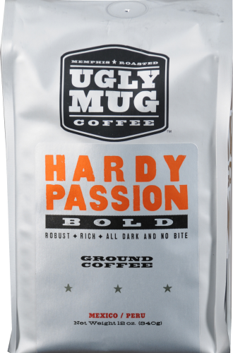 slide 1 of 1, Ugly Mug Coffee Hardy Passion, 12 oz