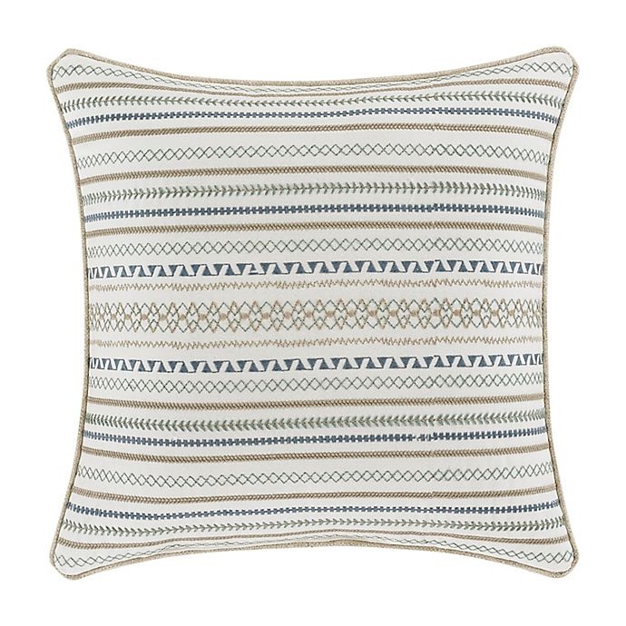 slide 1 of 3, J. Queen New York Waterbury Square Throw Pillow - Spa, 20 in