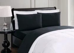 London Fog Pillowcase King Black