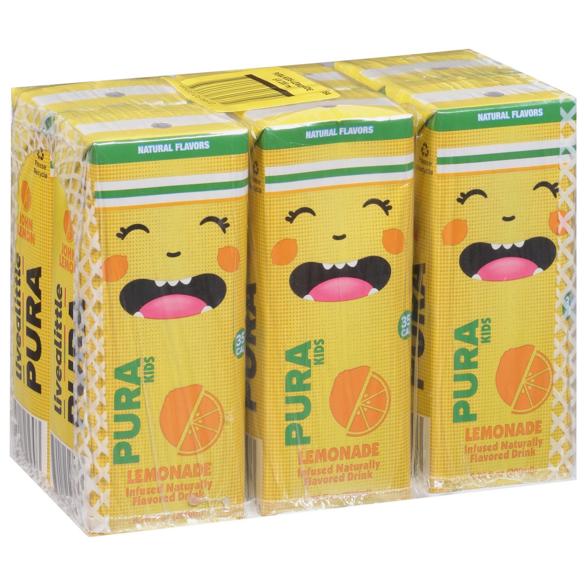 slide 4 of 9, Pura Kids Lemonade Flavored Drink - 6 ct, 6 ct