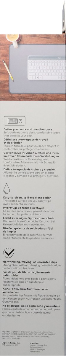 slide 7 of 9, Logitech Desk Mat 1 ea, 1 ct