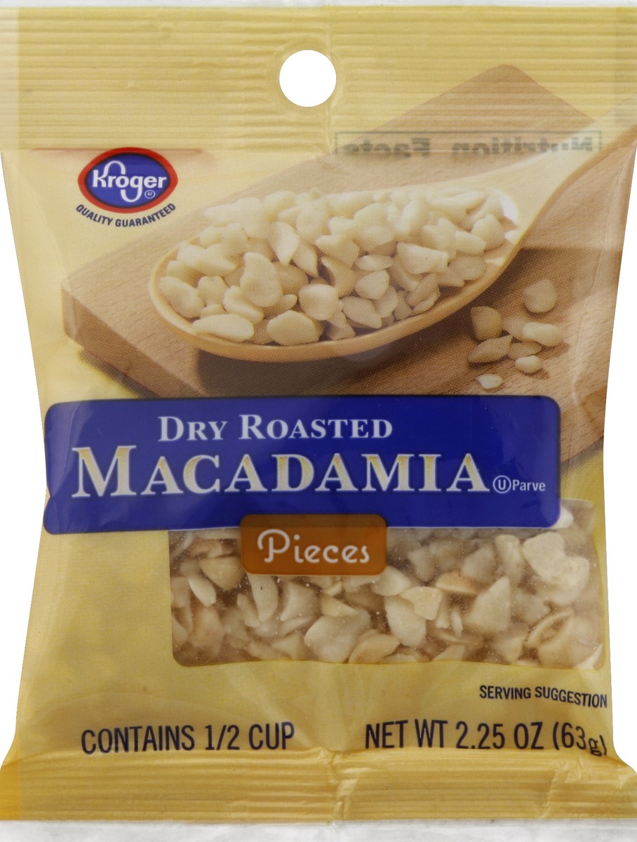 slide 3 of 3, Kroger Macadamia Pieces, 2.25 oz