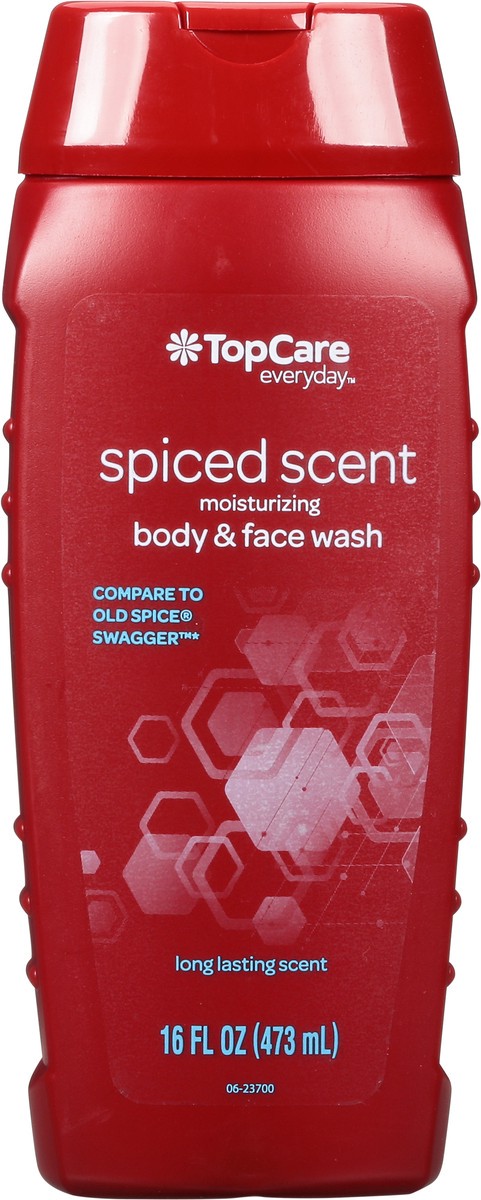 slide 3 of 13, TopCare Everyday Moisturizing Spiced Scent Body & Face Wash 16 oz, 16 oz