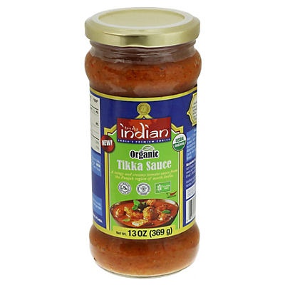 slide 1 of 1, Truly Indian Organic Tikka Sauce, 13 oz