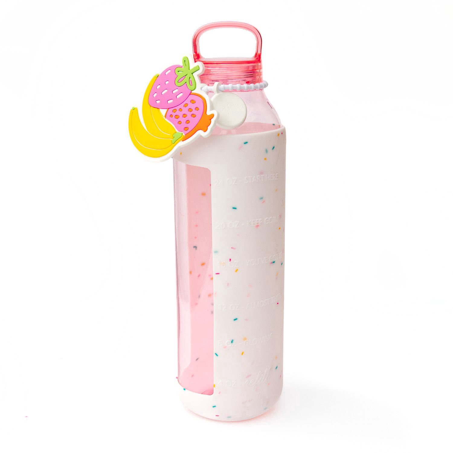 slide 1 of 5, Packed Party Water Bottle With Silicone Wrap, 24 Oz, 1 ct