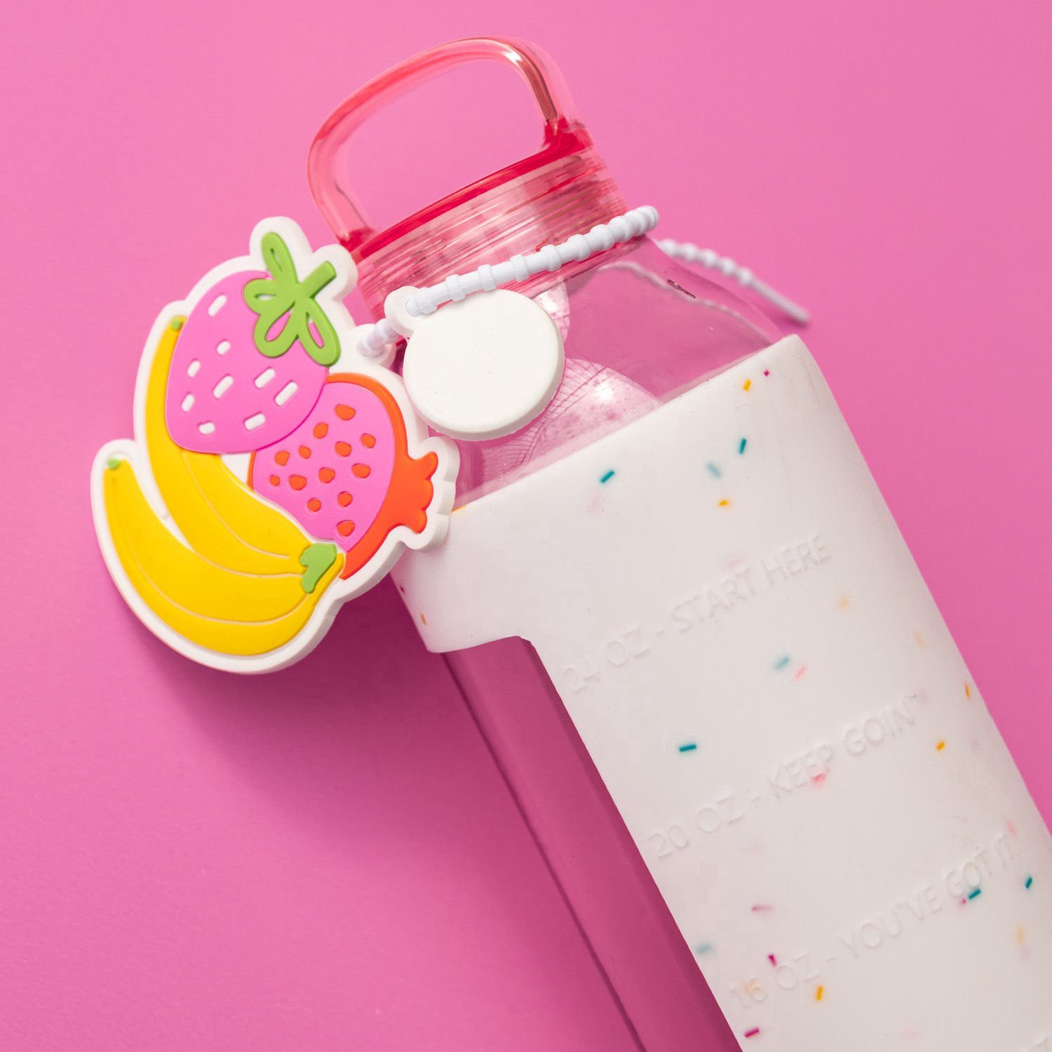 slide 4 of 5, Packed Party Water Bottle With Silicone Wrap, 24 Oz, 1 ct