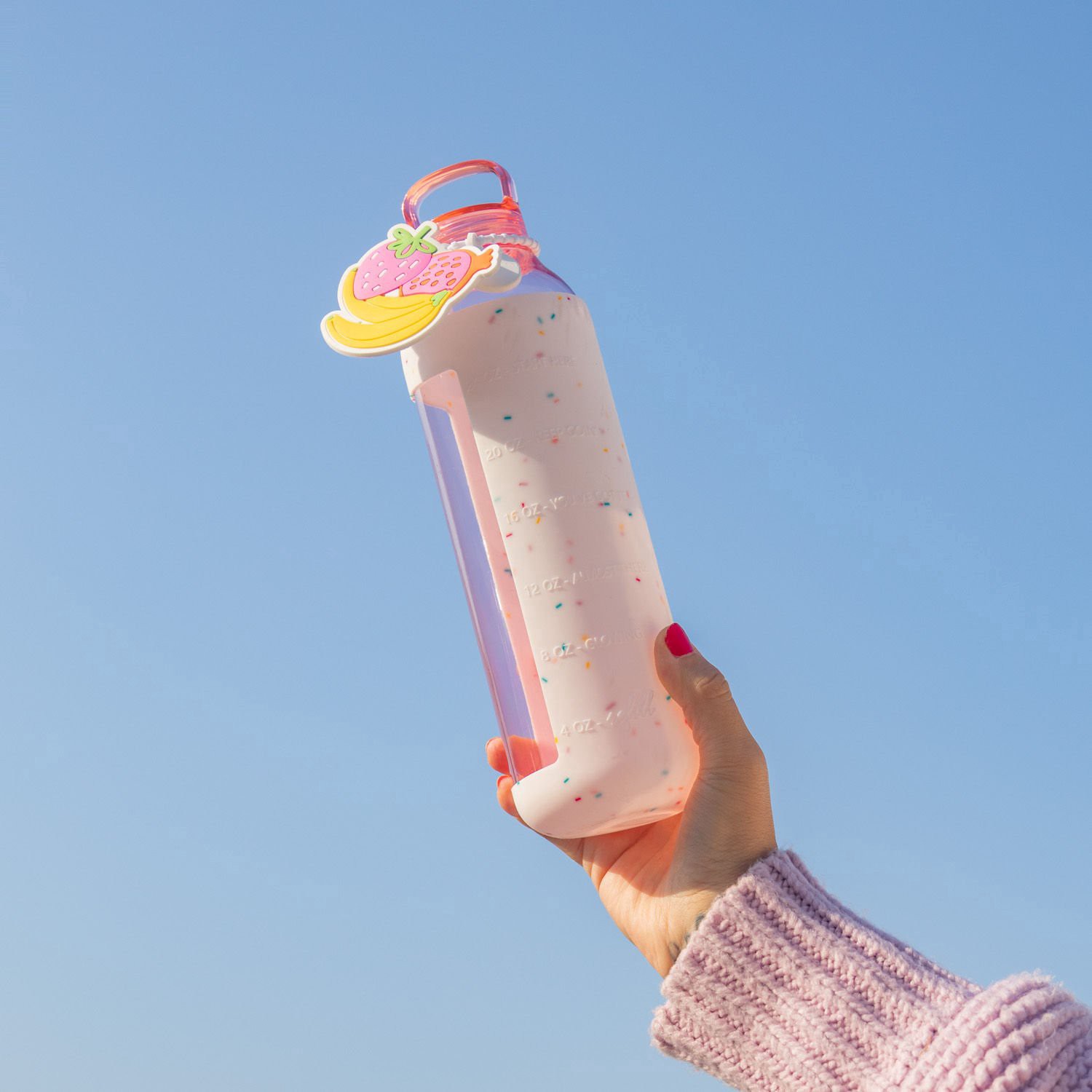 slide 3 of 5, Packed Party Water Bottle With Silicone Wrap, 24 Oz, 1 ct