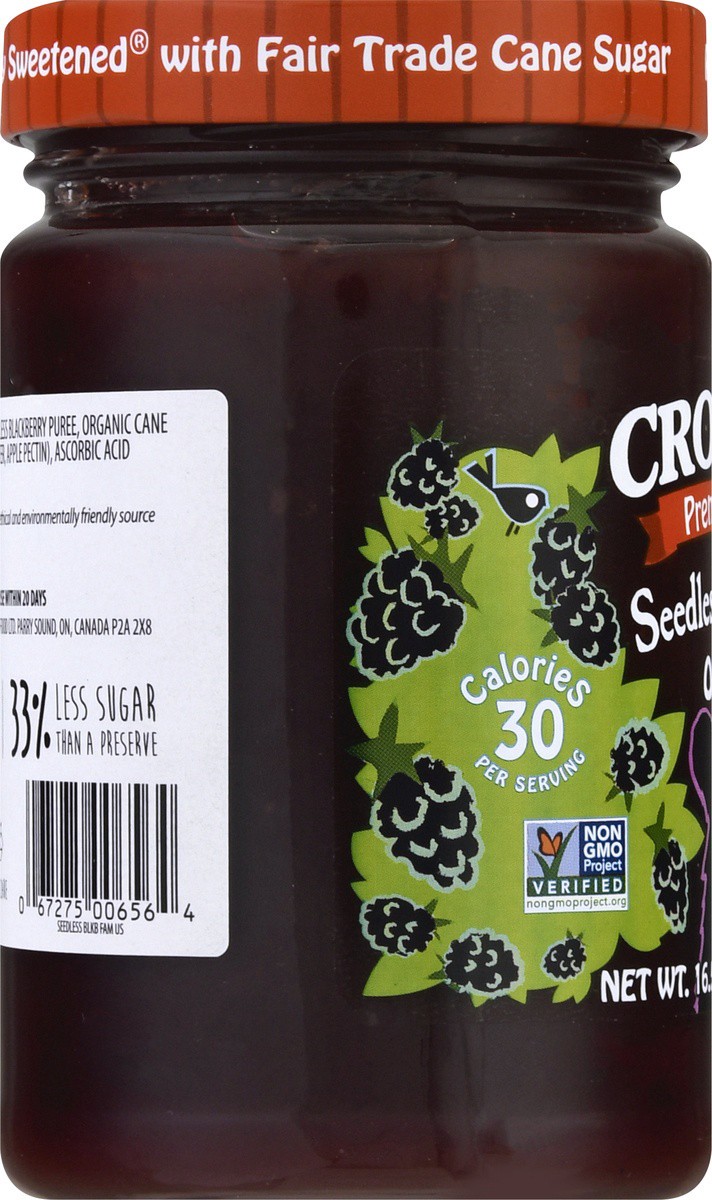 slide 7 of 9, Crofter's Organic Seedless Blackberry Premium Spread 16.5 oz, 16.5 oz