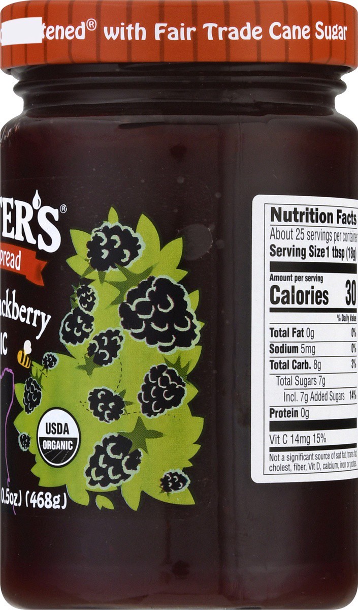 slide 2 of 9, Crofter's Organic Seedless Blackberry Premium Spread 16.5 oz, 16.5 oz